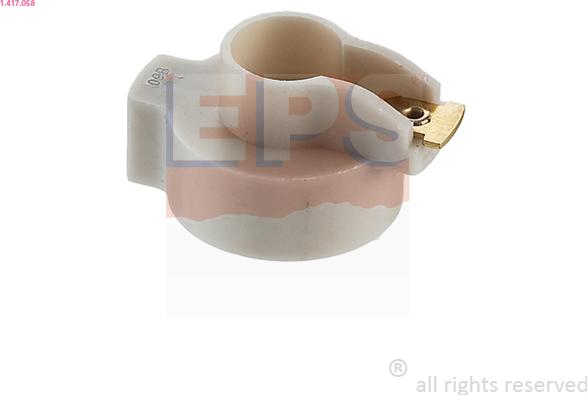 EPS 1.417.058 - Бігунок розподільника запалювання autocars.com.ua