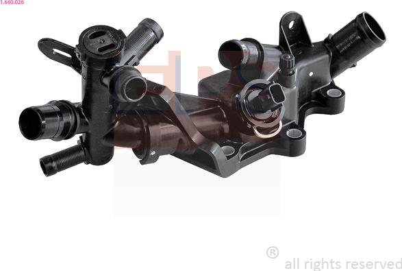 EPS 1.660.026 - Фланець охолоджуючої рідини autocars.com.ua