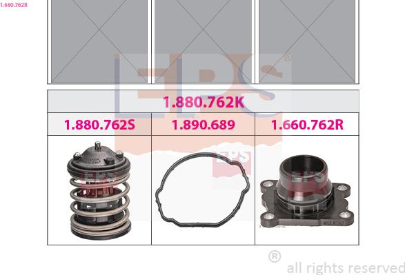 EPS 1.660.762R - Фланець охолоджуючої рідини autocars.com.ua