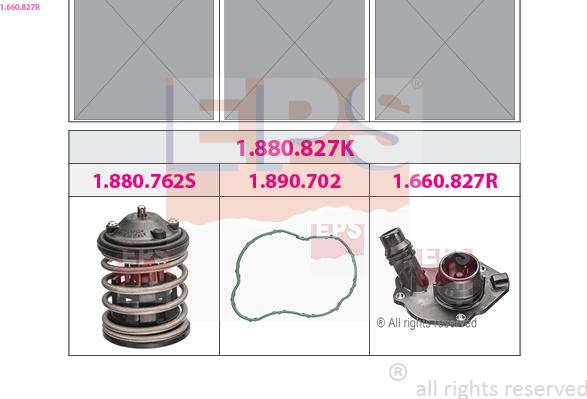 EPS 1.660.827R - Фланець охолоджуючої рідини autocars.com.ua