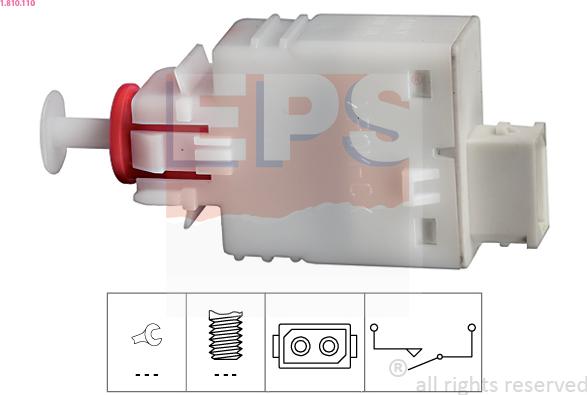 EPS 1.810.110 - Выключатель, привод сцепления (Tempomat) avtokuzovplus.com.ua