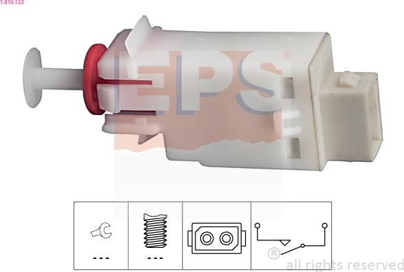 EPS 1.810.123 - Выключатель, привод сцепления (Tempomat) autodnr.net