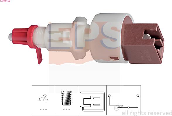 EPS 1.810.157 - Выключатель, привод сцепления (Tempomat) autodnr.net
