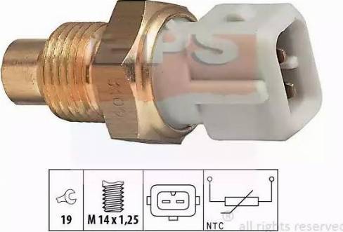 EPS 1.830.100 - Датчик, температура охолоджуючої рідини autocars.com.ua