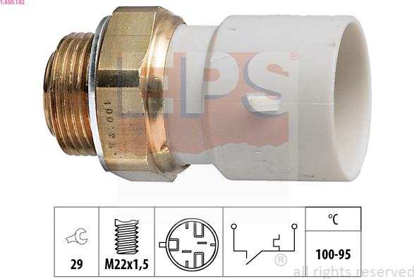 EPS 1850182 - Термовыключатель, вентилятор радиатора / кондиционера autodnr.net