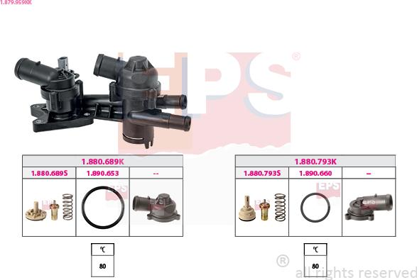 EPS 1.879.959KK - Термостат, охолоджуюча рідина autocars.com.ua