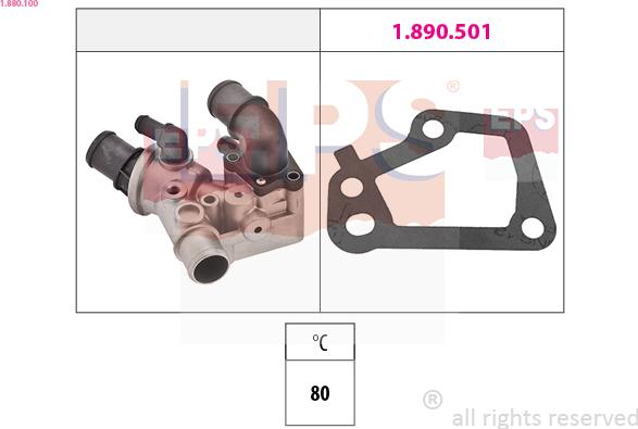 EPS 1.880.100 - Термостат, охлаждающая жидкость avtokuzovplus.com.ua