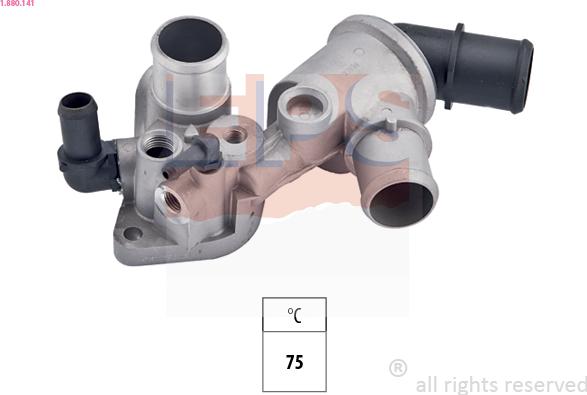 EPS 1.880.141 - Термостат, охолоджуюча рідина autocars.com.ua