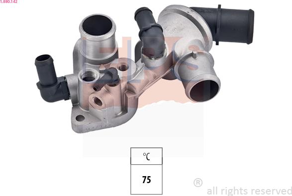 EPS 1.880.142 - Термостат, охолоджуюча рідина autocars.com.ua