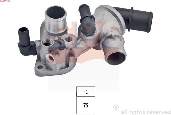 EPS 1.880.193 - Термостат, охолоджуюча рідина autocars.com.ua