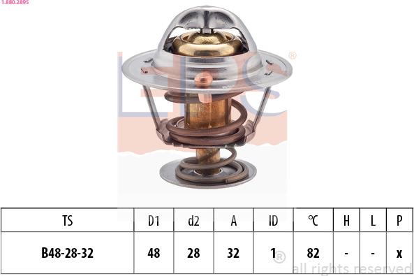 EPS 1.880.289S - Термостат, охлаждающая жидкость avtokuzovplus.com.ua