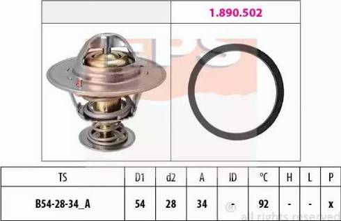 EPS 1.880.325 - Термостат, охлаждающая жидкость autodnr.net