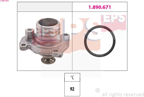 EPS 1.880.458 - Термостат, охлаждающая жидкость avtokuzovplus.com.ua