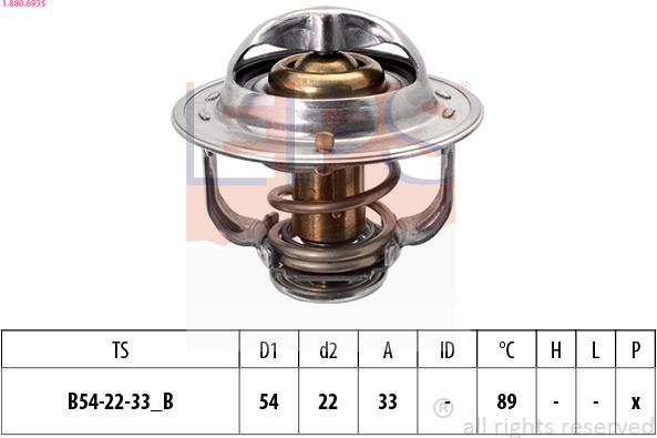 EPS 1.880.693S - Термостат, охлаждающая жидкость avtokuzovplus.com.ua