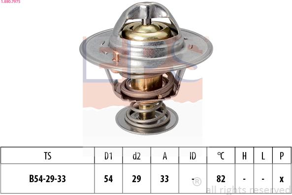 EPS 1.880.797S - Термостат, охлаждающая жидкость avtokuzovplus.com.ua