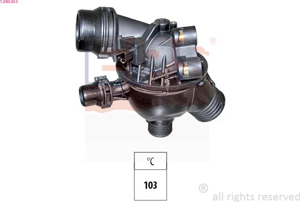 EPS 1.880.853 - Термостат, охолоджуюча рідина autocars.com.ua