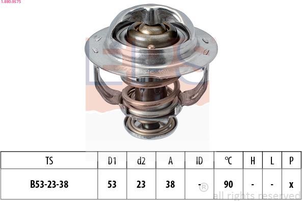 EPS 1.880.957S - Термостат, охлаждающая жидкость autodnr.net