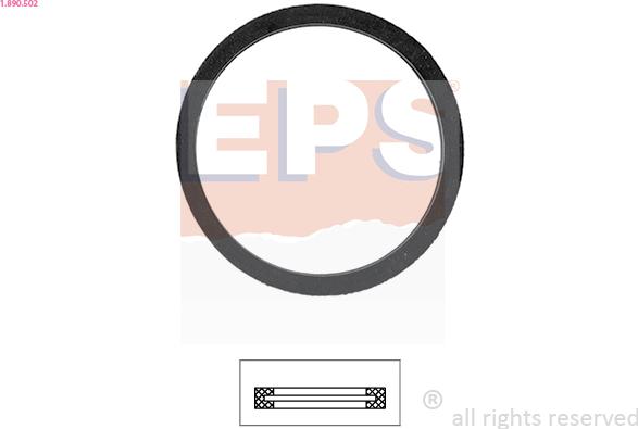 EPS 1.890.502 - Прокладка, термостат autodnr.net