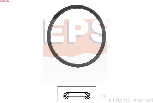 EPS 1.890.532 - Прокладка, термостат autodnr.net