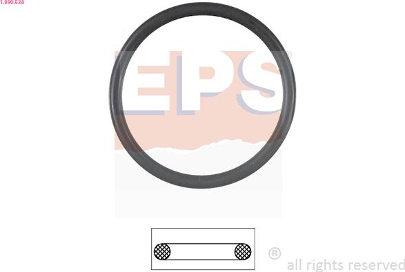 EPS 1.890.538 - Прокладка, термостат autodnr.net