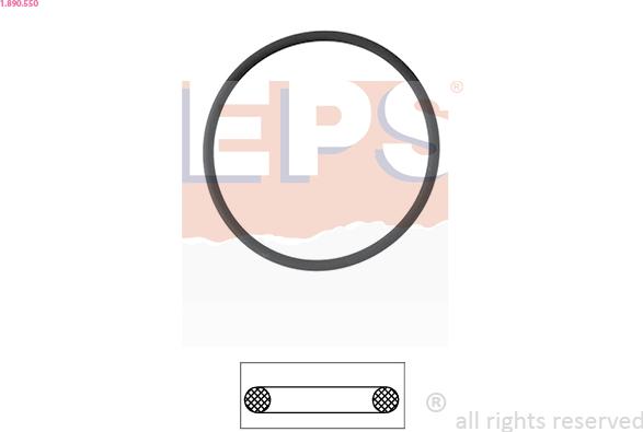 EPS 1.890.550 - Прокладка, термостат autodnr.net