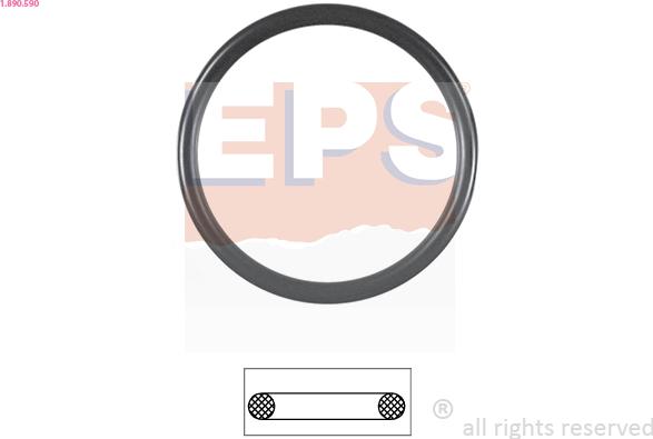 EPS 1.890.590 - Прокладка, термостат autocars.com.ua