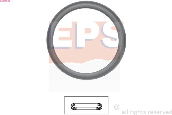 EPS 1.890.598 - Прокладка, термостат autodnr.net