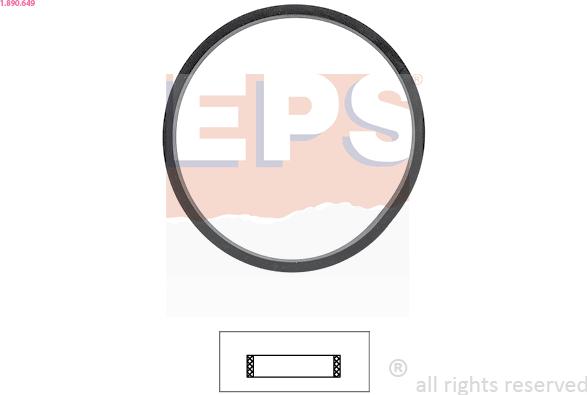 EPS 1.890.649 - Прокладка, термостат autocars.com.ua