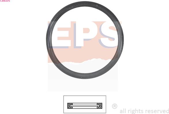 EPS 1.890.675 - Прокладка, термостат autocars.com.ua