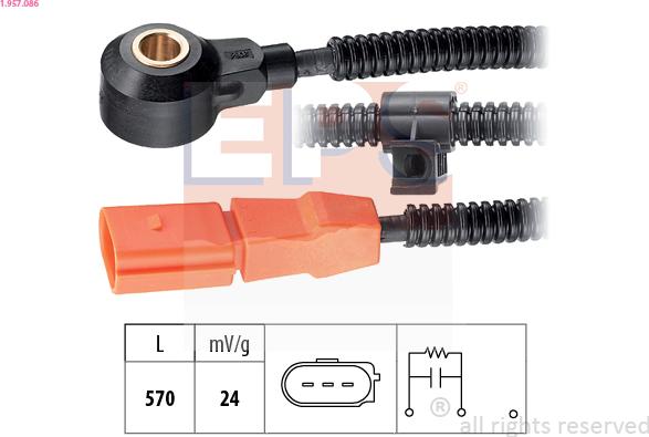 EPS 1.957.086 - Датчик детонації autocars.com.ua