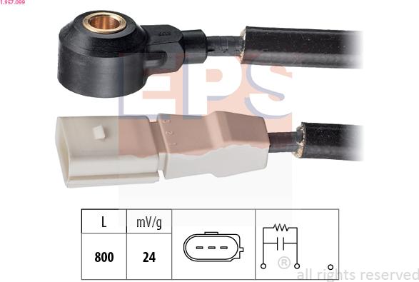 EPS 1.957.099 - Датчик детонації autocars.com.ua
