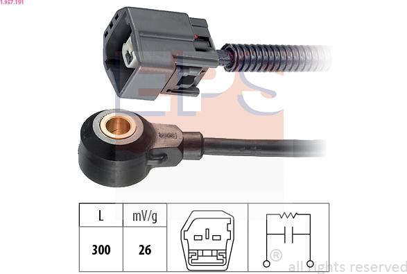 EPS 1.957.191 - Датчик детонації autocars.com.ua