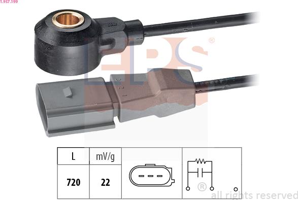 EPS 1.957.199 - Датчик детонації autocars.com.ua