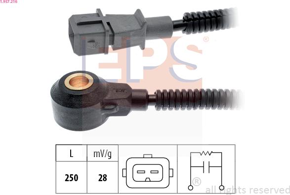 EPS 1.957.216 - Датчик детонації autocars.com.ua