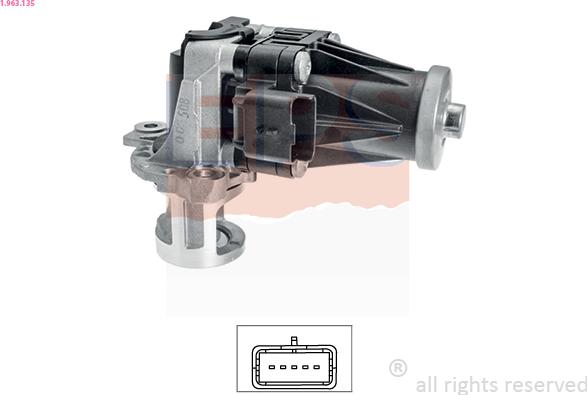 EPS 1.963.135 - Клапан повернення ОГ autocars.com.ua