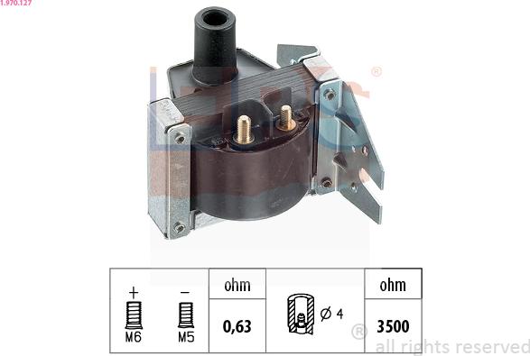 EPS 1.970.127 - Катушка зажигания avtokuzovplus.com.ua