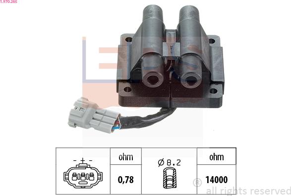 EPS 1.970.265 - Котушка запалювання autocars.com.ua