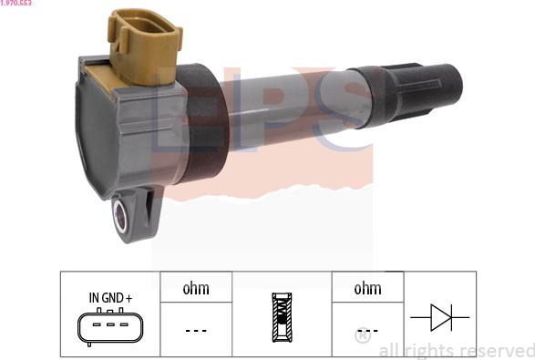 EPS 1.970.553 - Котушка запалювання autocars.com.ua