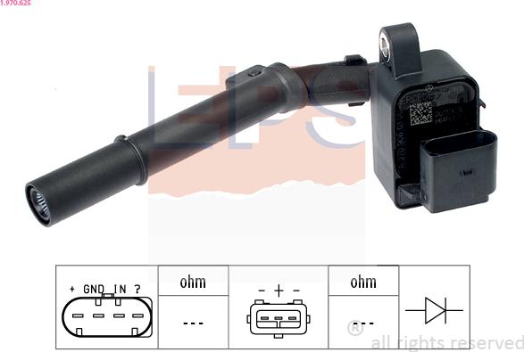 EPS 1.970.625 - Катушка зажигания autodnr.net