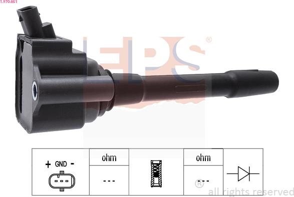 EPS 1.970.651 - Котушка запалювання autocars.com.ua