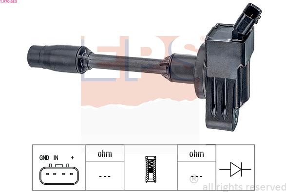 EPS 1.970.653 - Котушка запалювання autocars.com.ua