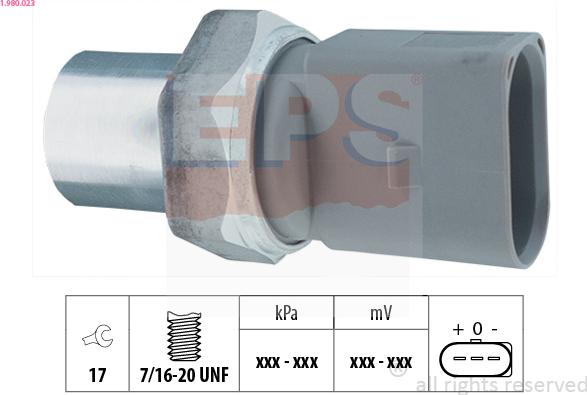 EPS 1.980.023 - Пневматичний вимикач, кондиціонер autocars.com.ua