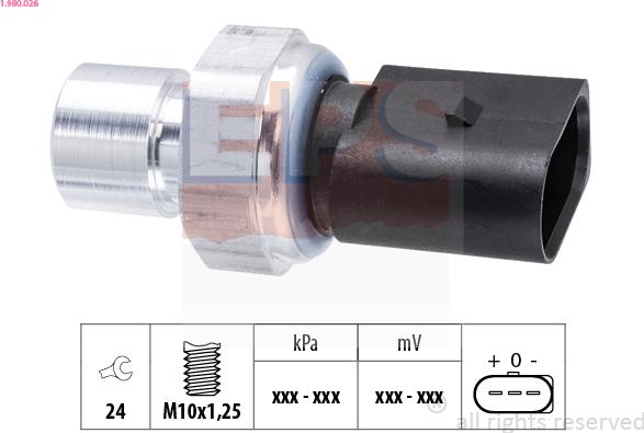EPS 1.980.026 - Пневматичний вимикач, кондиціонер autocars.com.ua