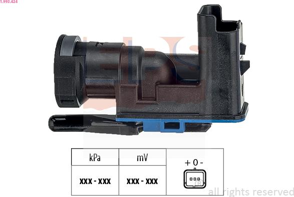 EPS 1.993.424 - Датчик тиску повітря, висотний коректор autocars.com.ua