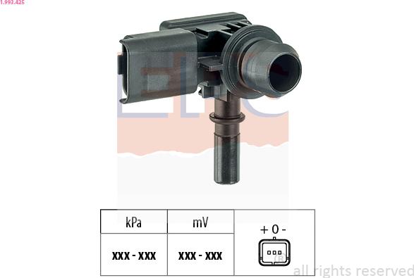 EPS 1.993.425 - Датчик тиску, підсилювач гальмівної системи autocars.com.ua