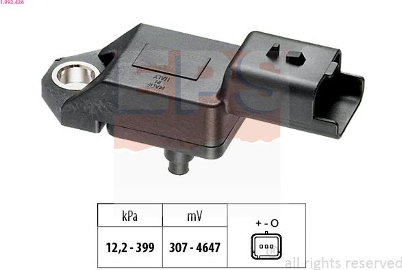 EPS 1.993.426 - Датчик тиску повітря, висотний коректор autocars.com.ua