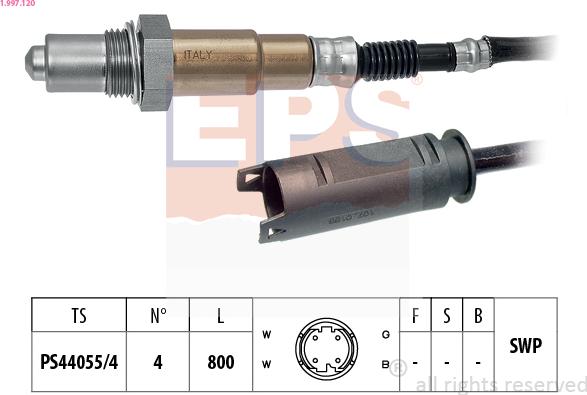 EPS 1.997.120 - Лямбда-зонд autocars.com.ua