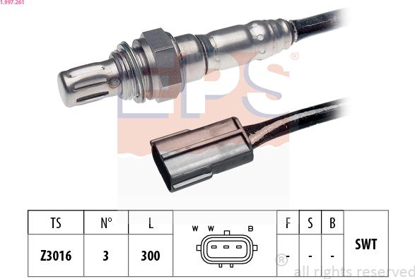 EPS 1.997.261 - Лямбда-зонд autocars.com.ua