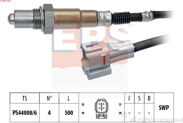 EPS 1.997.565 - Лямбда-зонд autocars.com.ua