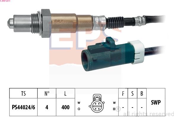 EPS 1.997.611 - Лямбда-зонд autocars.com.ua